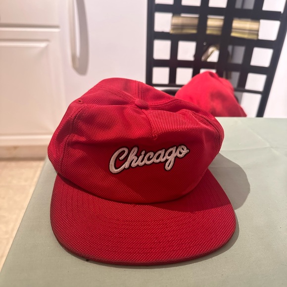 Mitchell and ness chicago hat fitted hardwood classics cap adjustable - Picture 1 of 6